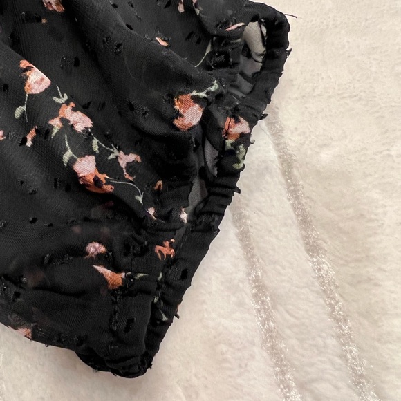 Reitmans VNeck printed Black Dress - Picture 7 of 7